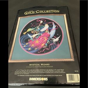 Dimensions Gold collection Mystical Wizard cross stitch kit 17”x 17”